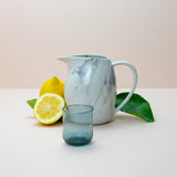 Trinkglas aus recycelten Glas.