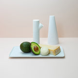 Weiße Design Gewürzmühle mit Keramikmahlwerk