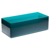 Stapelbare Kunstoff-Box in blau