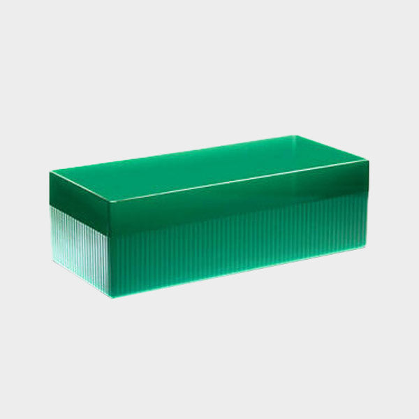 Stapelbare Kunstoff-Box in grün